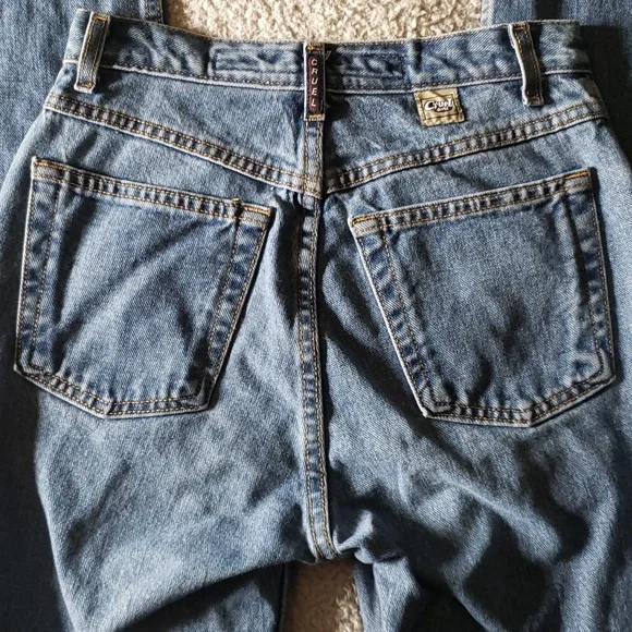VTG Cruel Girl Slim Fit Cotton Western Medium Wash Denim Jeans